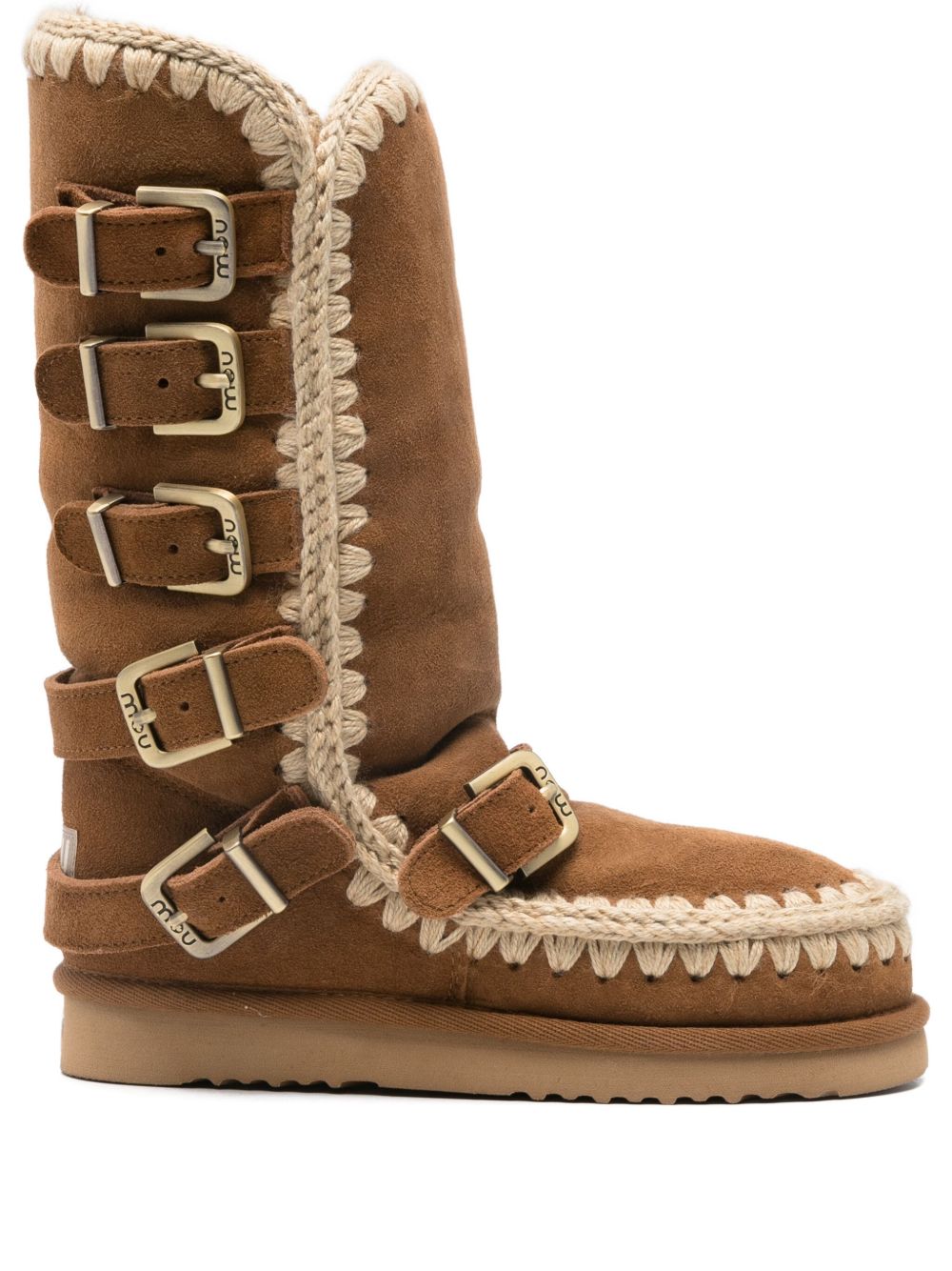 Mou Mou Boots Leather Brown