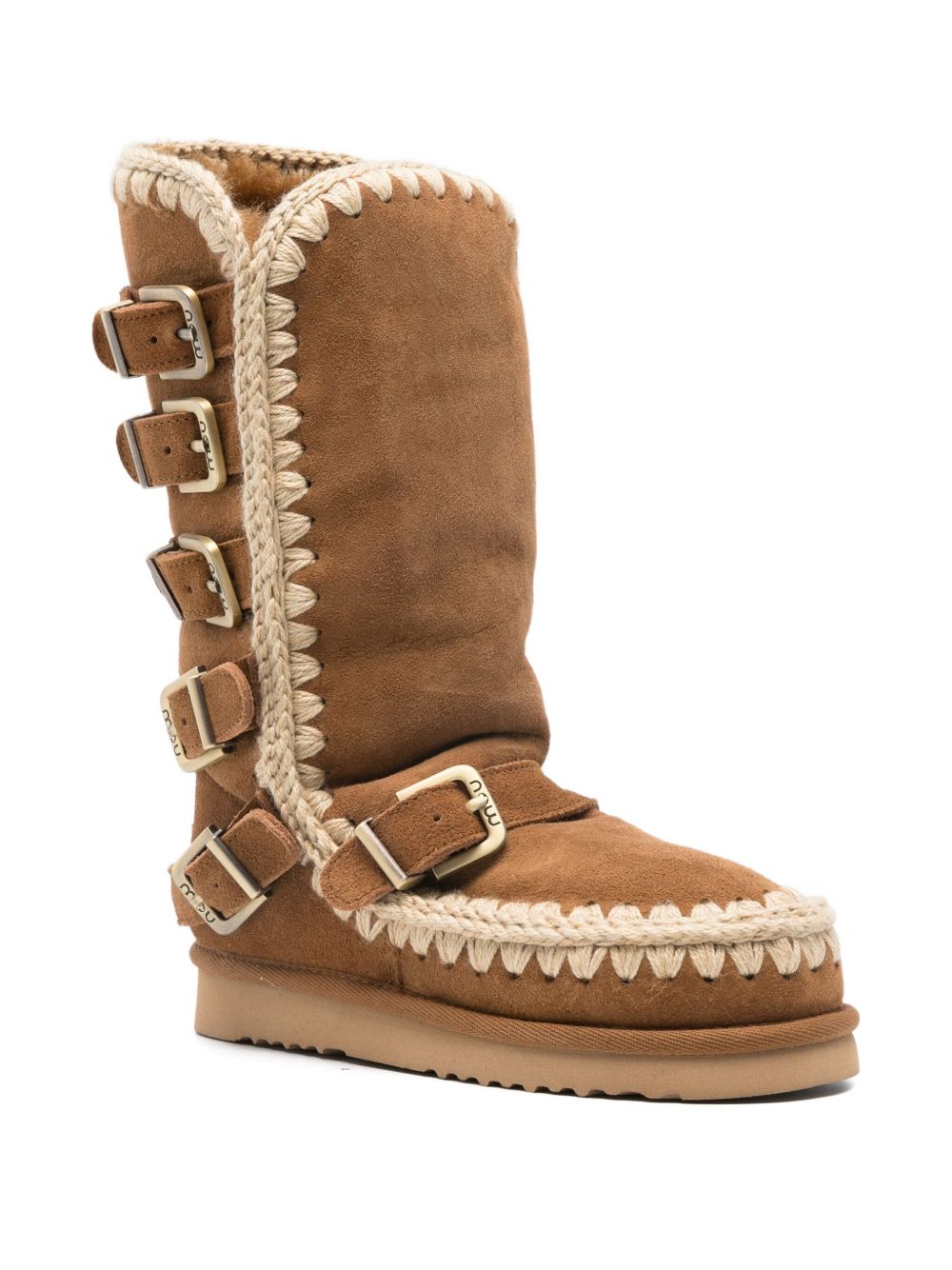 Mou Mou Boots Leather Brown