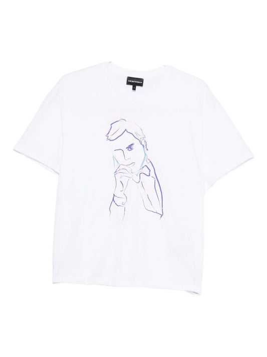 Emporio Armani Emporio Armani T-shirts and Polos White