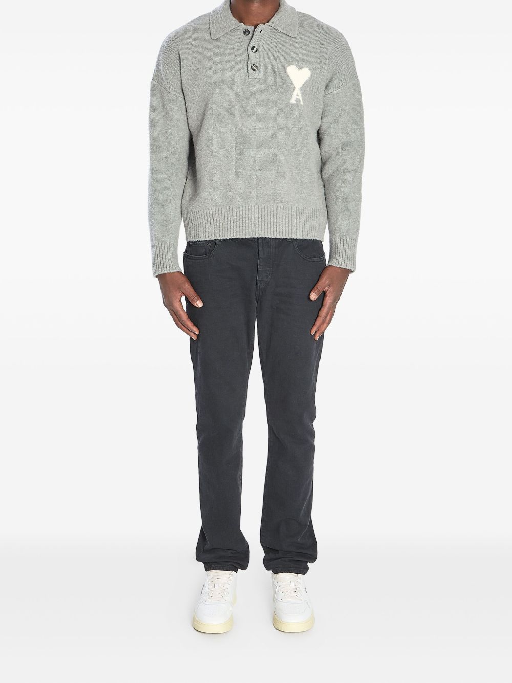 Ami Paris Ami Paris T-shirts and Polos Grey