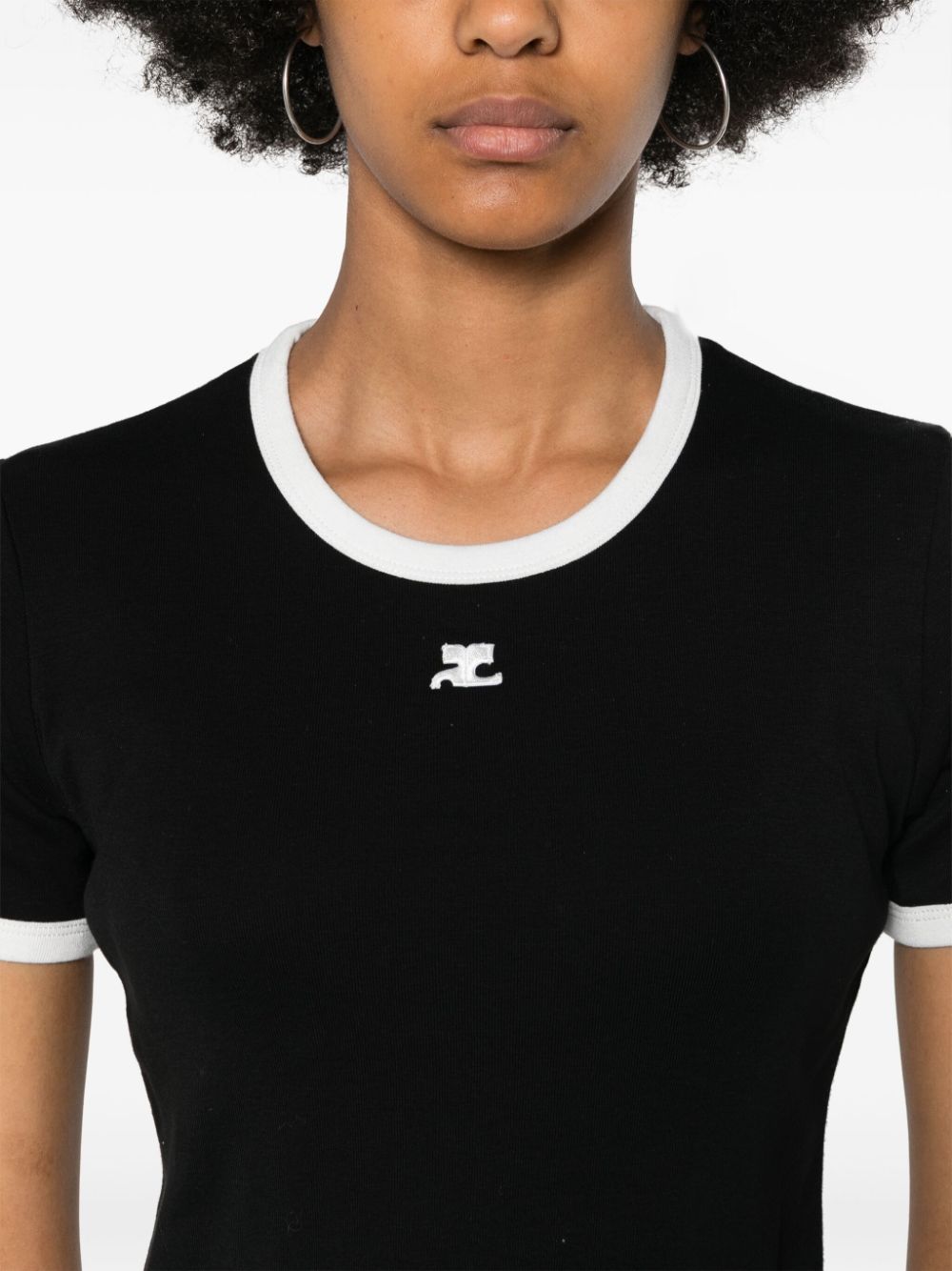 Courreges Pre COURREGES PRE T-shirts and Polos Black