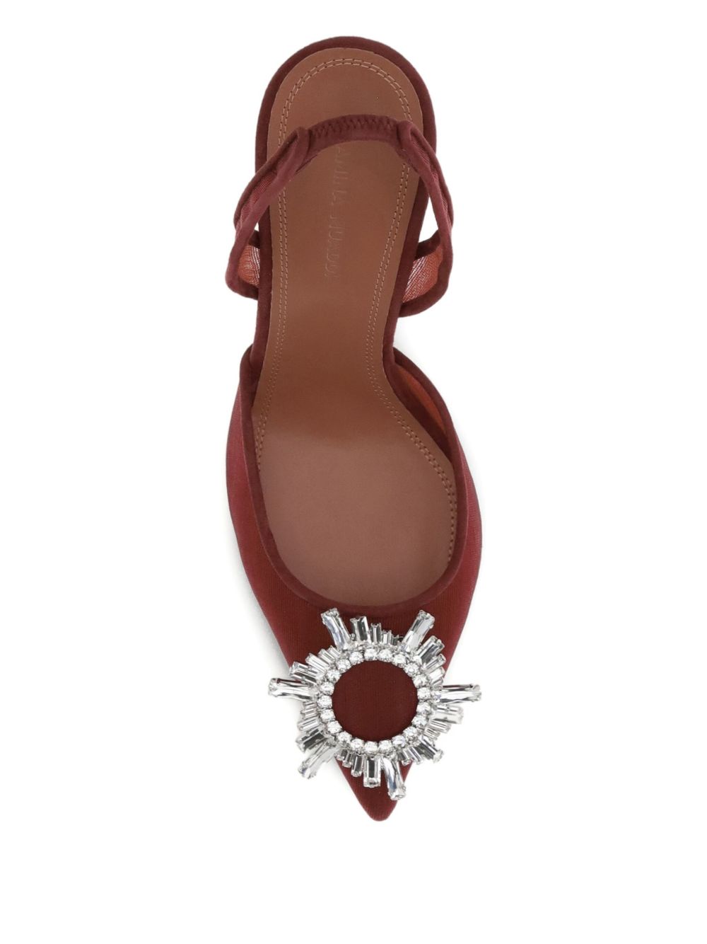 Amina Muaddi Amina Muaddi With Heel Bordeaux