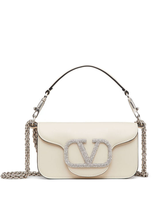 Valentino Garavani Valentino Garavani small Locò crystal-embellished shoulder bag