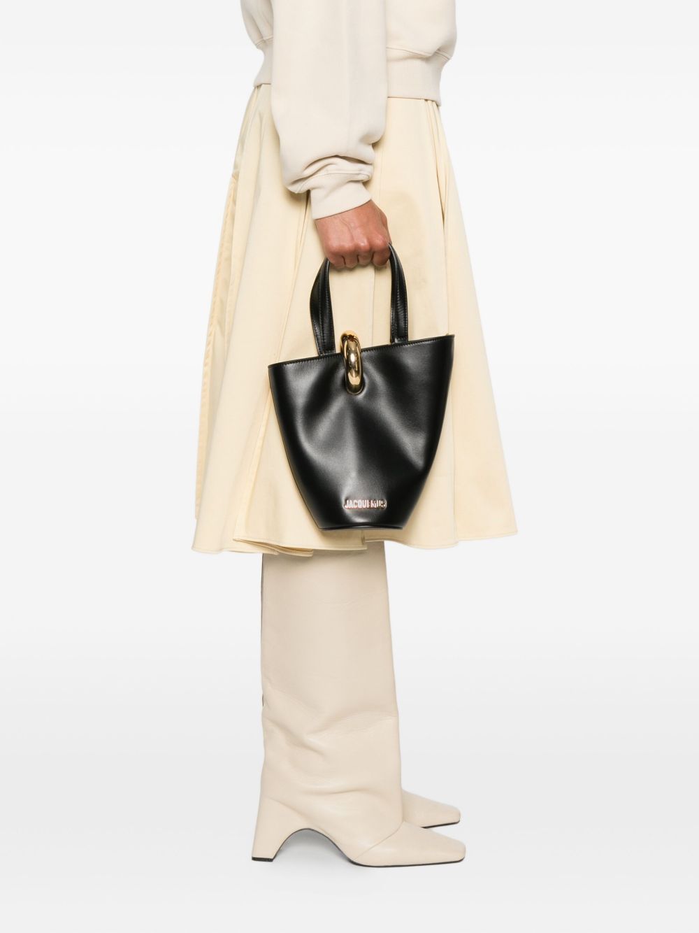 JACQUEMUS Jacquemus Le Petit Bambola leather bucket bag