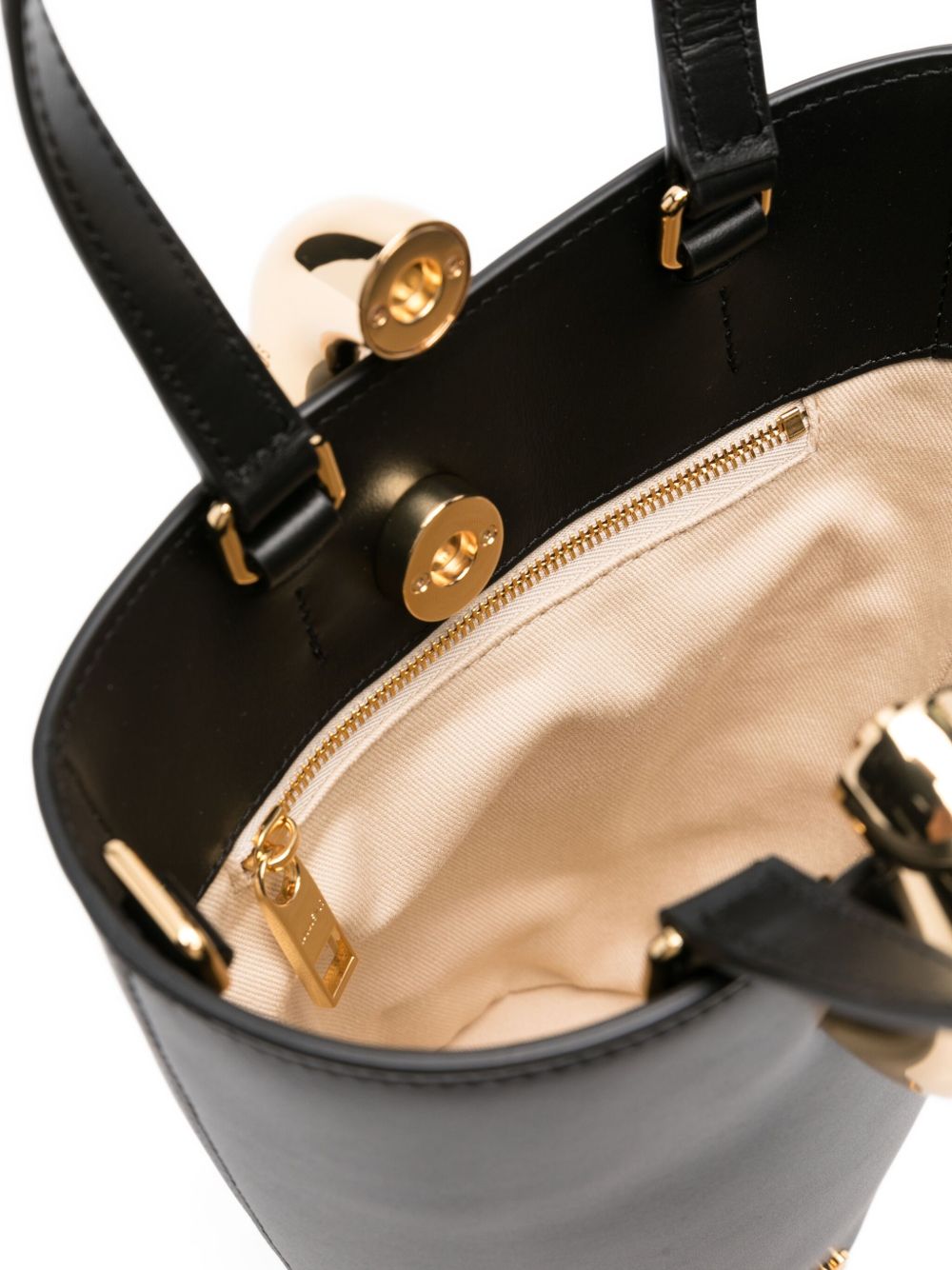 JACQUEMUS Jacquemus Le Petit Bambola leather bucket bag
