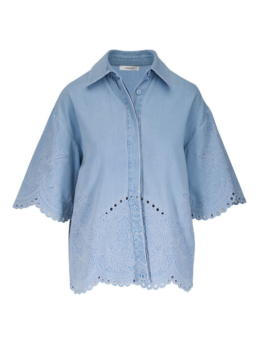 Zimmermann Zimmermann Shirts Clear Blue