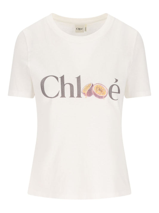 Chloé Chloé Chloè T-shirts and Polos White