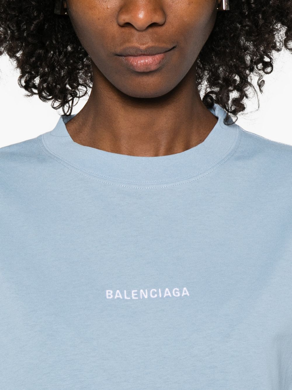 Balenciaga Balenciaga T-shirts and Polos Clear Blue