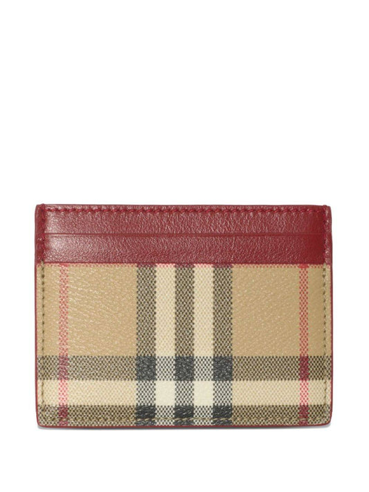 Burberry Burberry Wallets Red