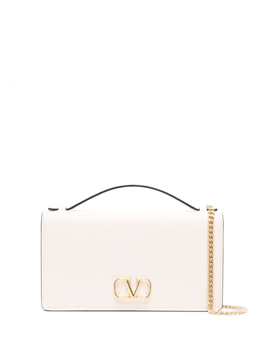 Valentino Garavani Valentino Garavani VLogo Signature leather wallet on chain