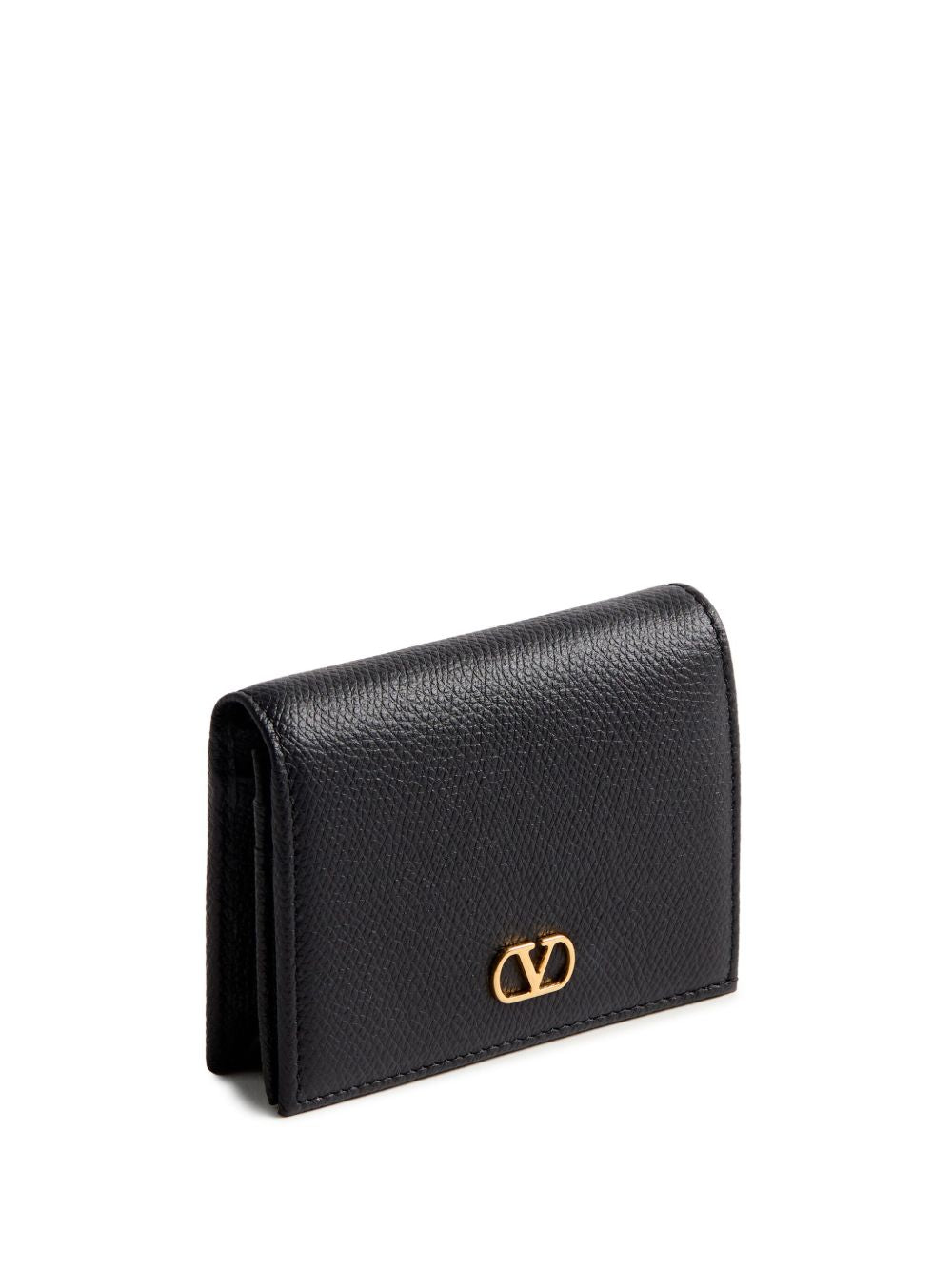 Valentino Garavani Valentino Garavani-VLogo Signature Grainy Calfskin Wallet
