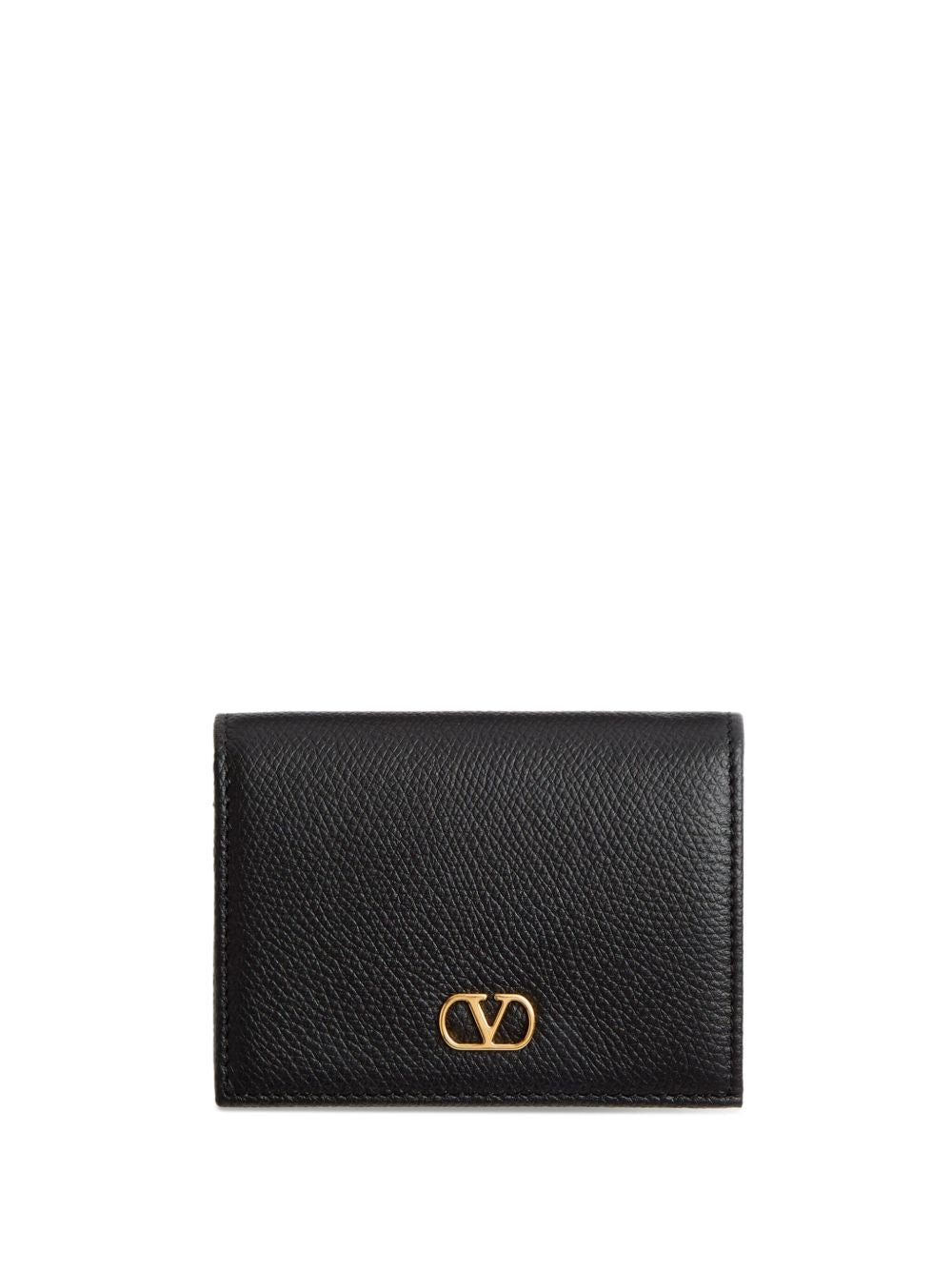 Valentino Garavani Valentino Garavani-VLogo Signature Grainy Calfskin Wallet
