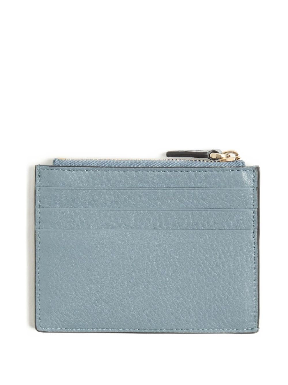 Valentino Garavani Valentino Garavani-Rockstud Grainy Calfskin Cardholder With Zip