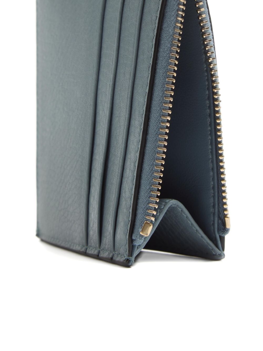 Valentino Garavani Valentino Garavani-Rockstud Grainy Calfskin Cardholder With Zip