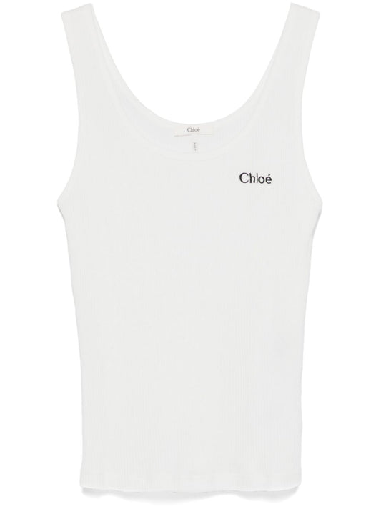 Chloé Chloé Chloè Top White