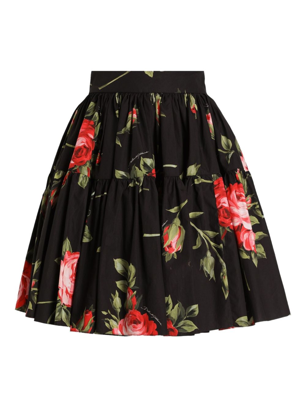 Dolce & Gabbana Dolce & Gabbana-bouquet rose mini skirt