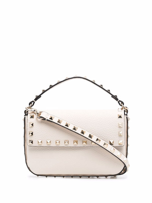 Valentino Garavani Valentino Garavani Rockstud Grainy Calfskin Pouch