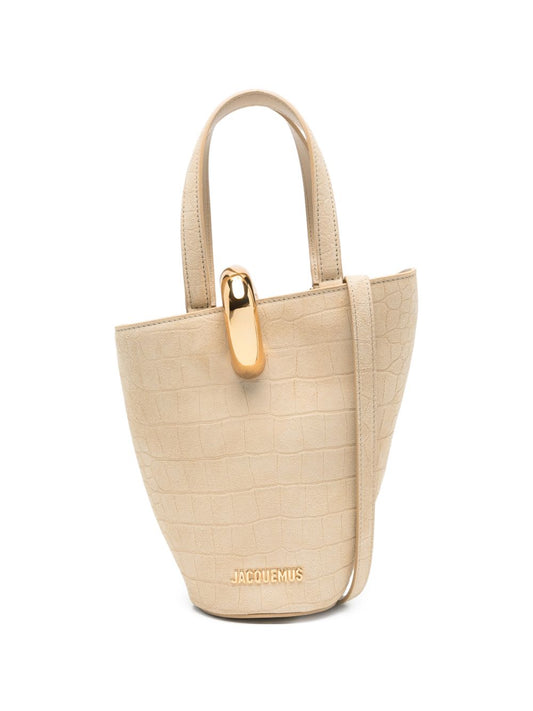 JACQUEMUS Jacquemus Le Petit Bambola leather bucket bag