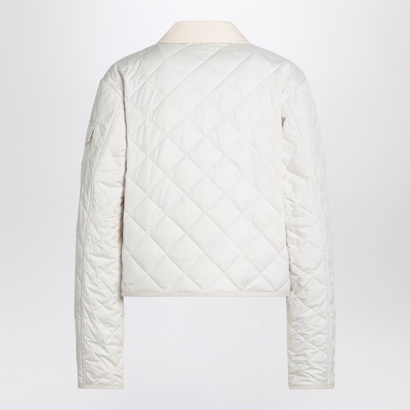 Moncler Moncler Chitre quilted ivory jacket
