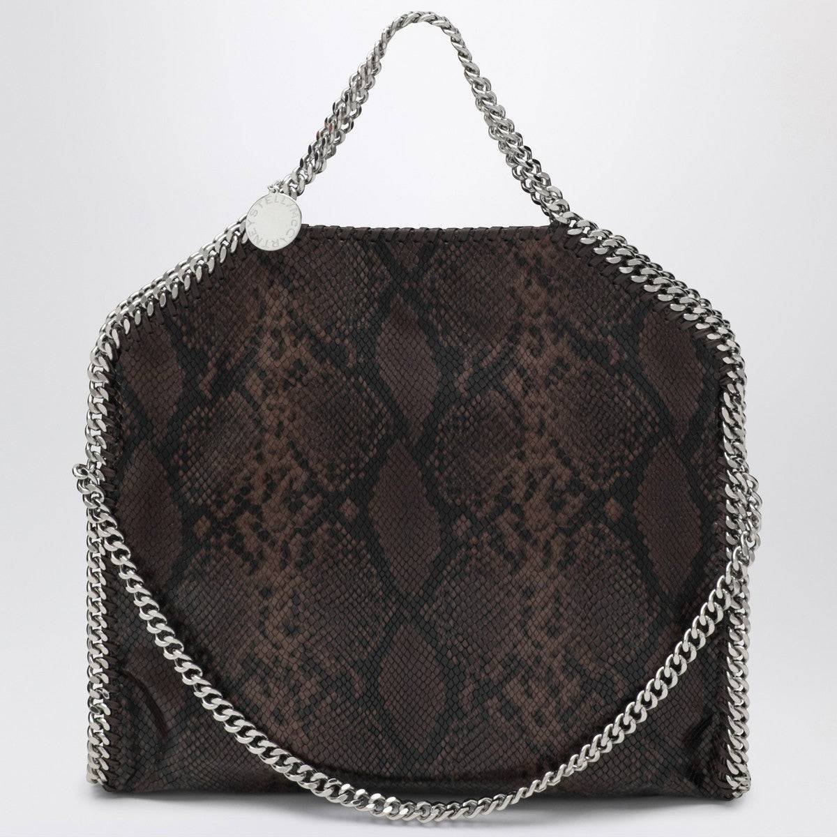 Stella McCartney Stella McCartney Falabella Tote Fold Over with snake print