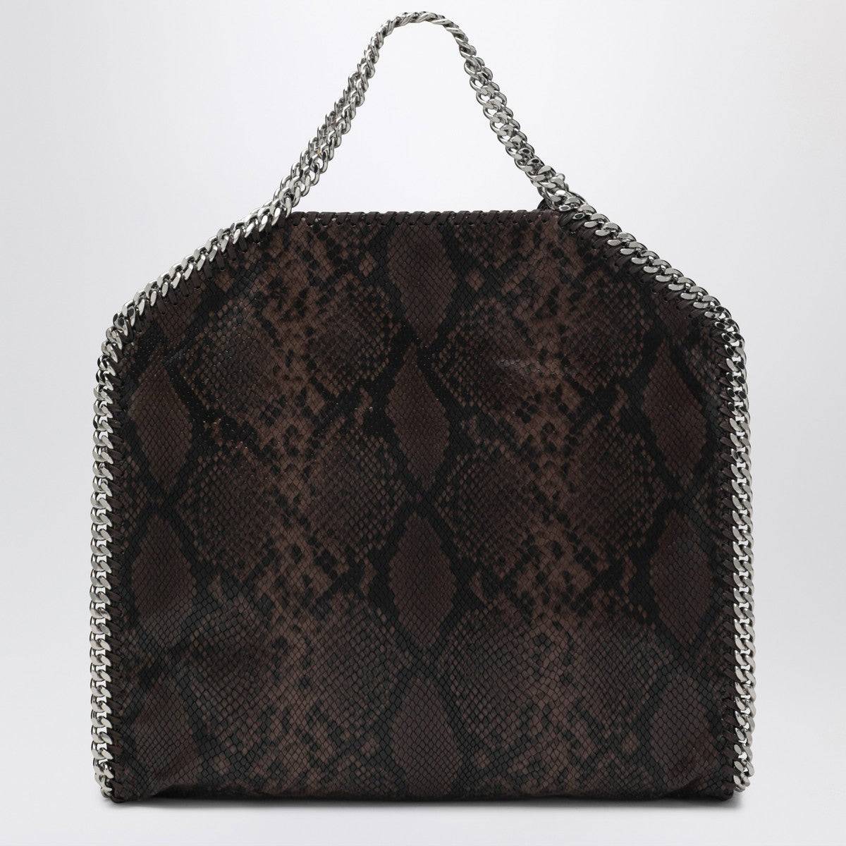 Stella McCartney Stella McCartney Falabella Tote Fold Over with snake print