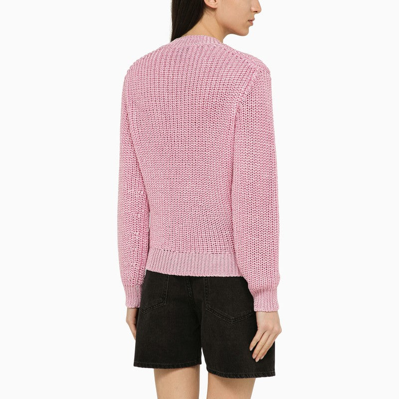 Isabel Marant ISABEL MARANT Recycled polyester pink crew-neck jumper