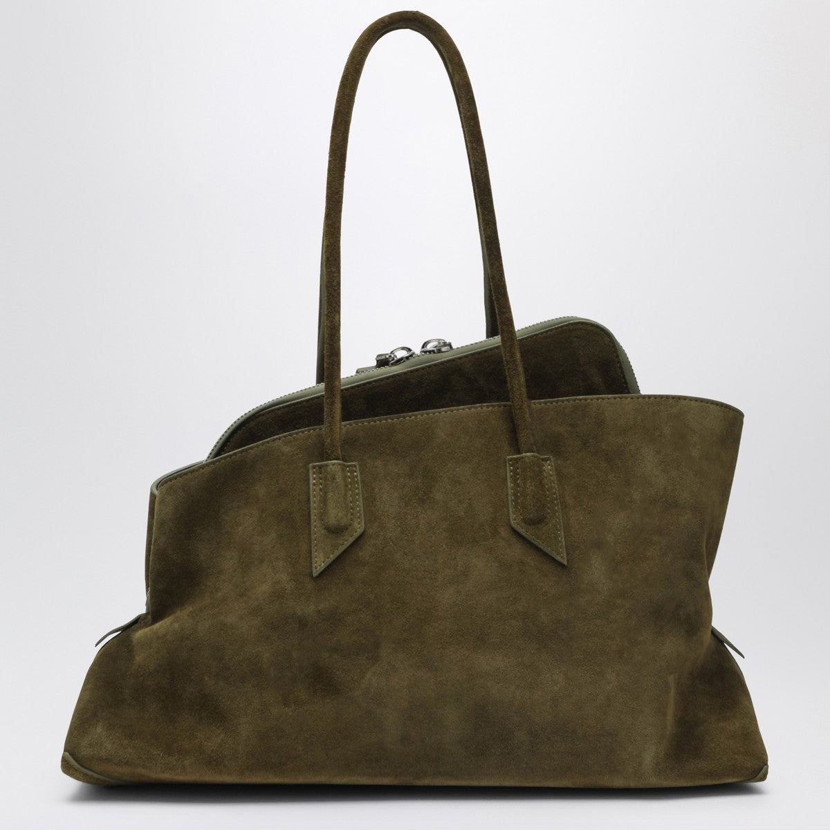 The Attico The Attico La Passeggiata Medium khaki bag