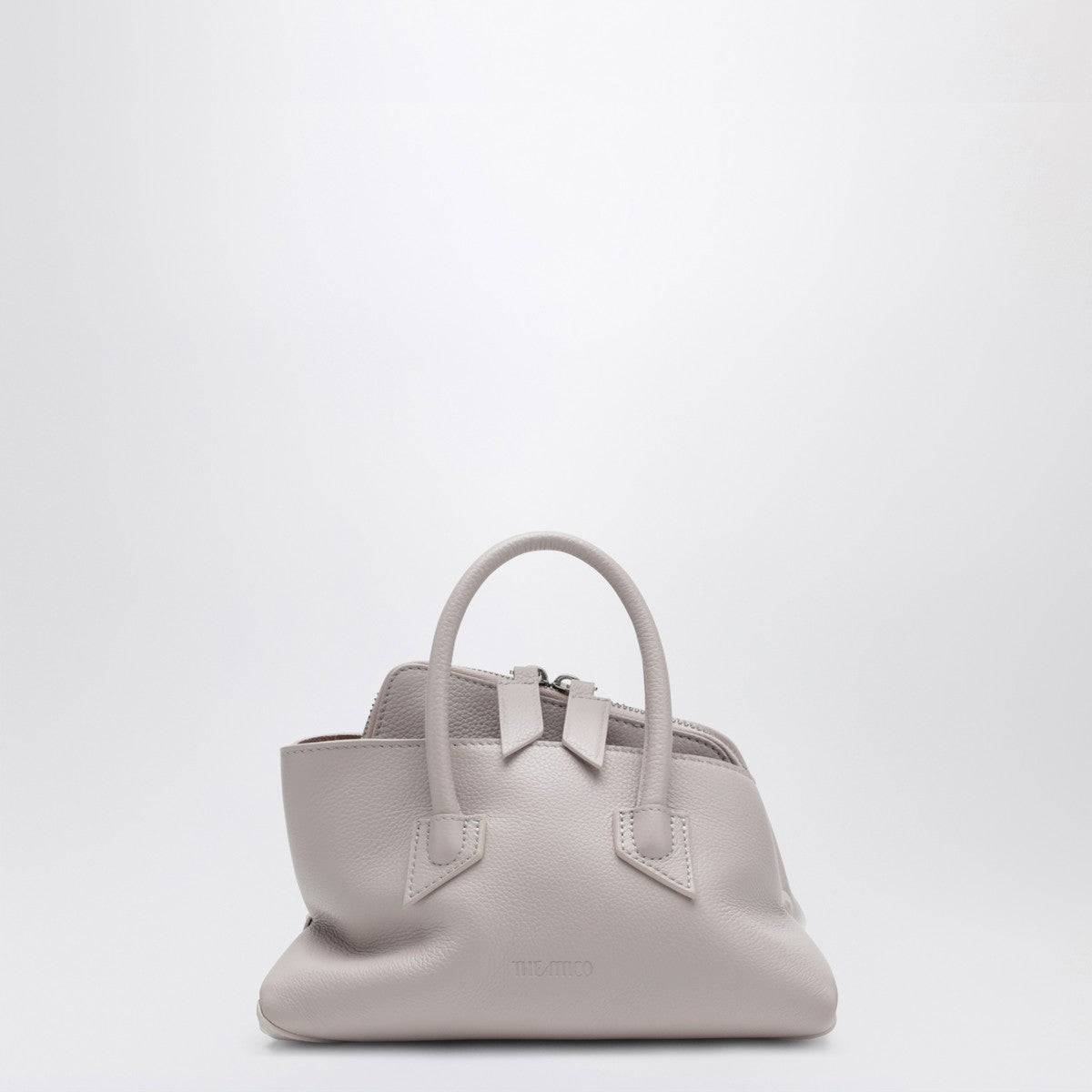 The Attico The Attico Light Mauve grain leather La Passeggiata Mini bag