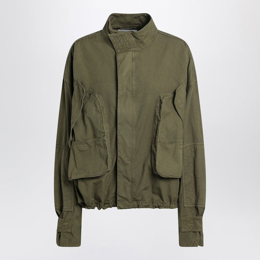 The Attico The Attico Military green cotton cargo jacket