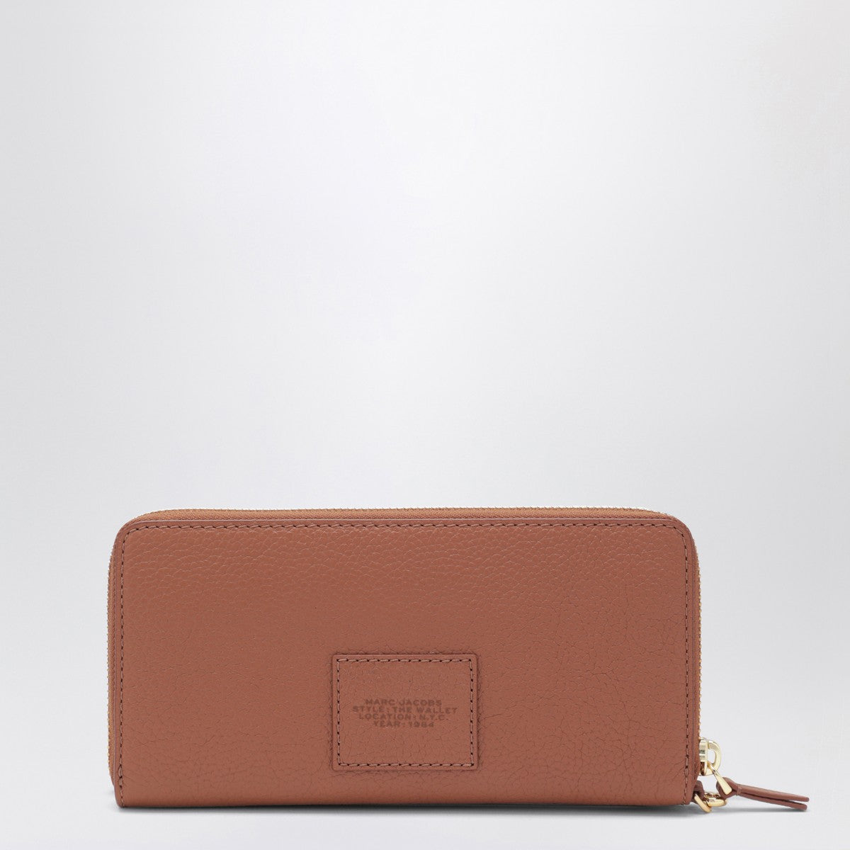 Marc Jacobs Marc Jacobs Beige full-grain leather wallet