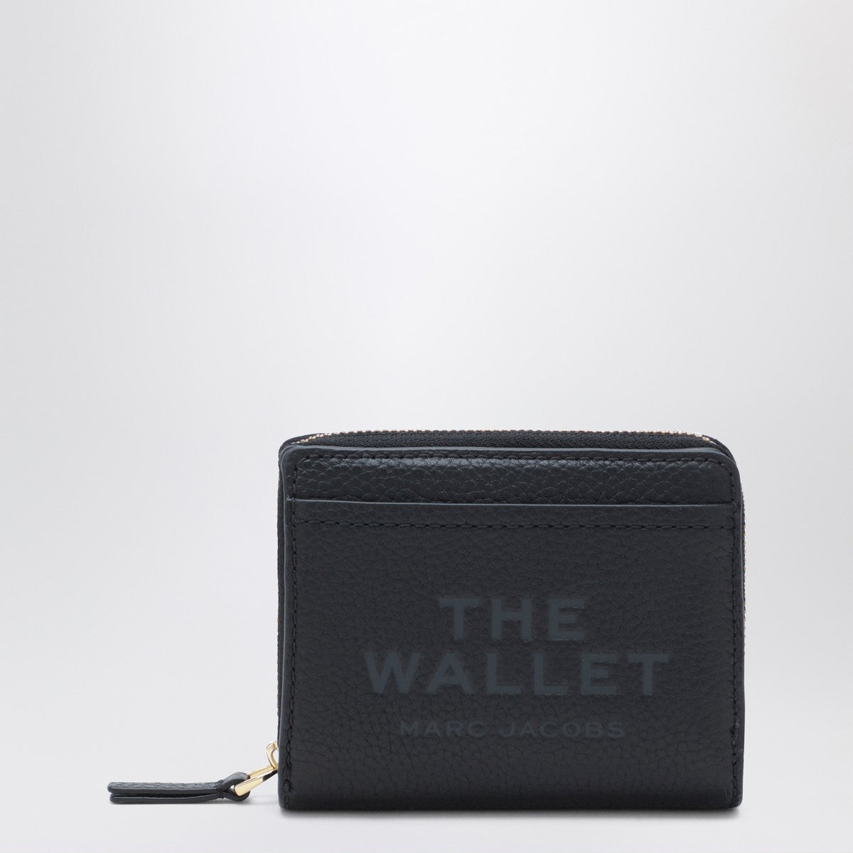 Marc Jacobs Marc Jacobs Mini black full-grain leather wallet