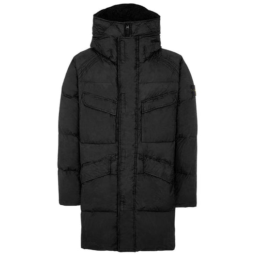 Stone Island Black Nylon Men Jacket