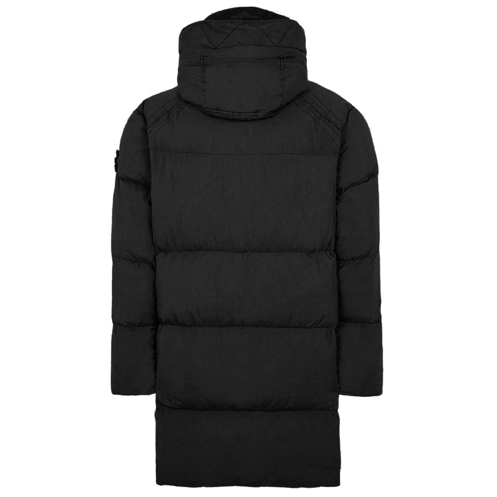 Stone Island Black Nylon Men Jacket