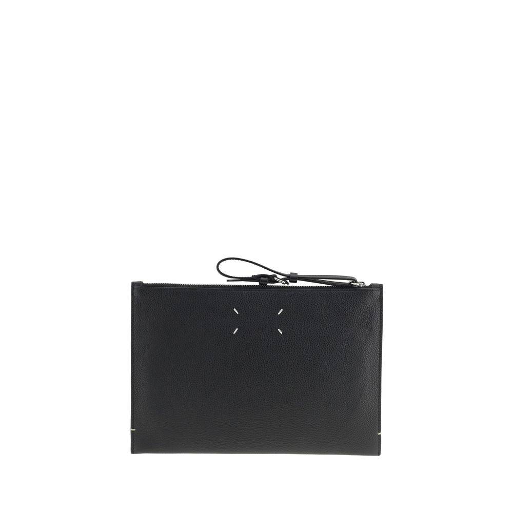 Margiela Black Calf Leather Bos Taurus Wallet