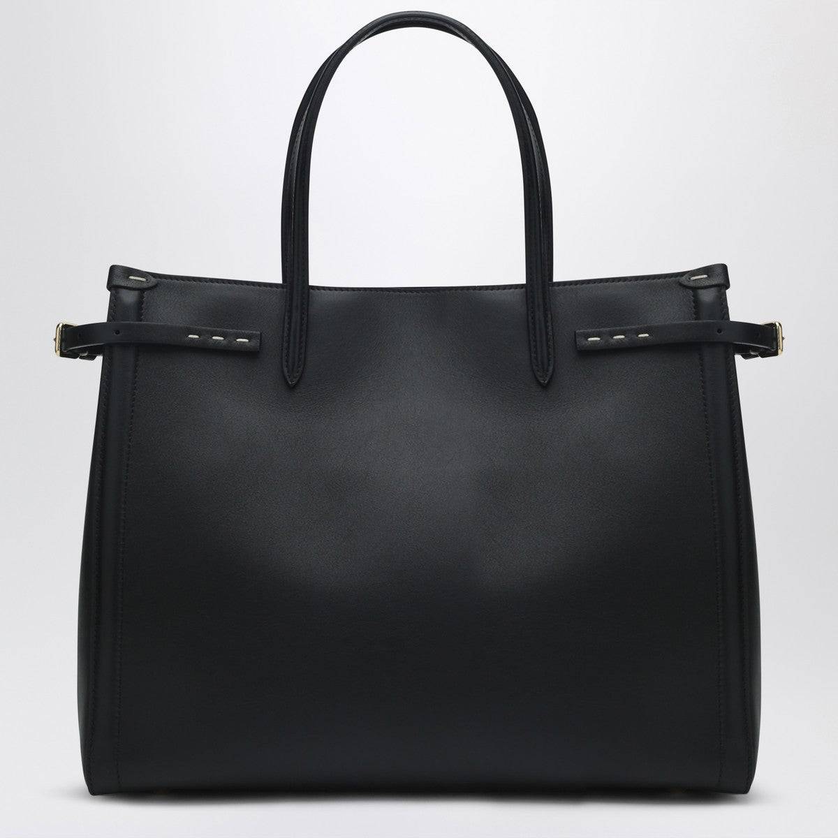 Valentino Garavani Valentino Garavani Black leather medium Antibes tote bag