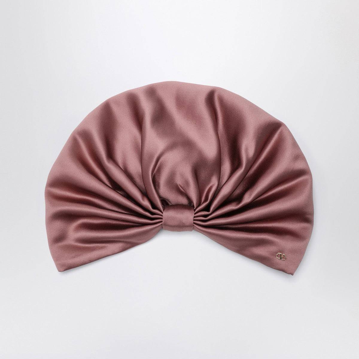 Valentino Garavani Valentino Garavani Antique pink silk foulard turban