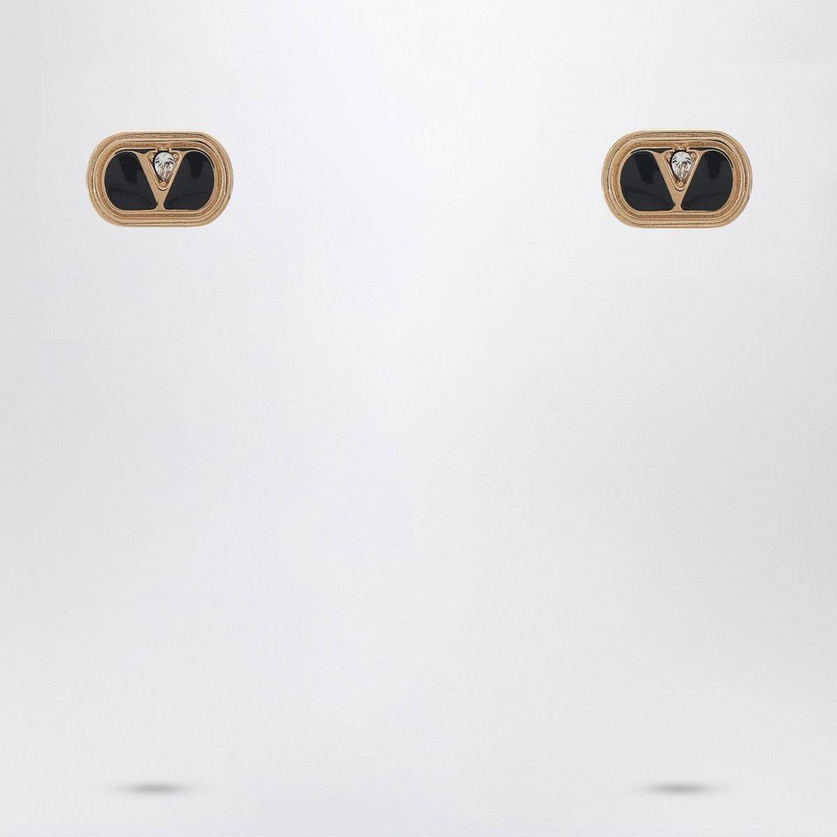 Valentino Garavani Valentino Garavani Oval earrings with crystals