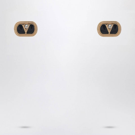 Valentino Garavani Valentino Garavani Oval earrings with crystals