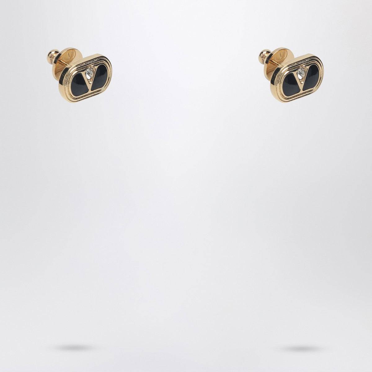 Valentino Garavani Valentino Garavani Oval earrings with crystals