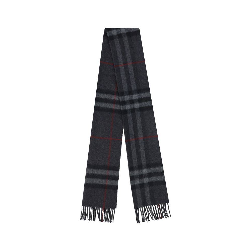 Burberry Gray Cashmere Scarf