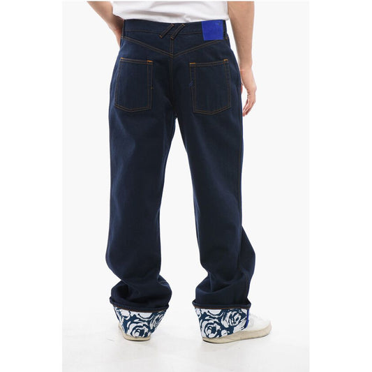 Burberry Dark-washed Wide-leg Denims