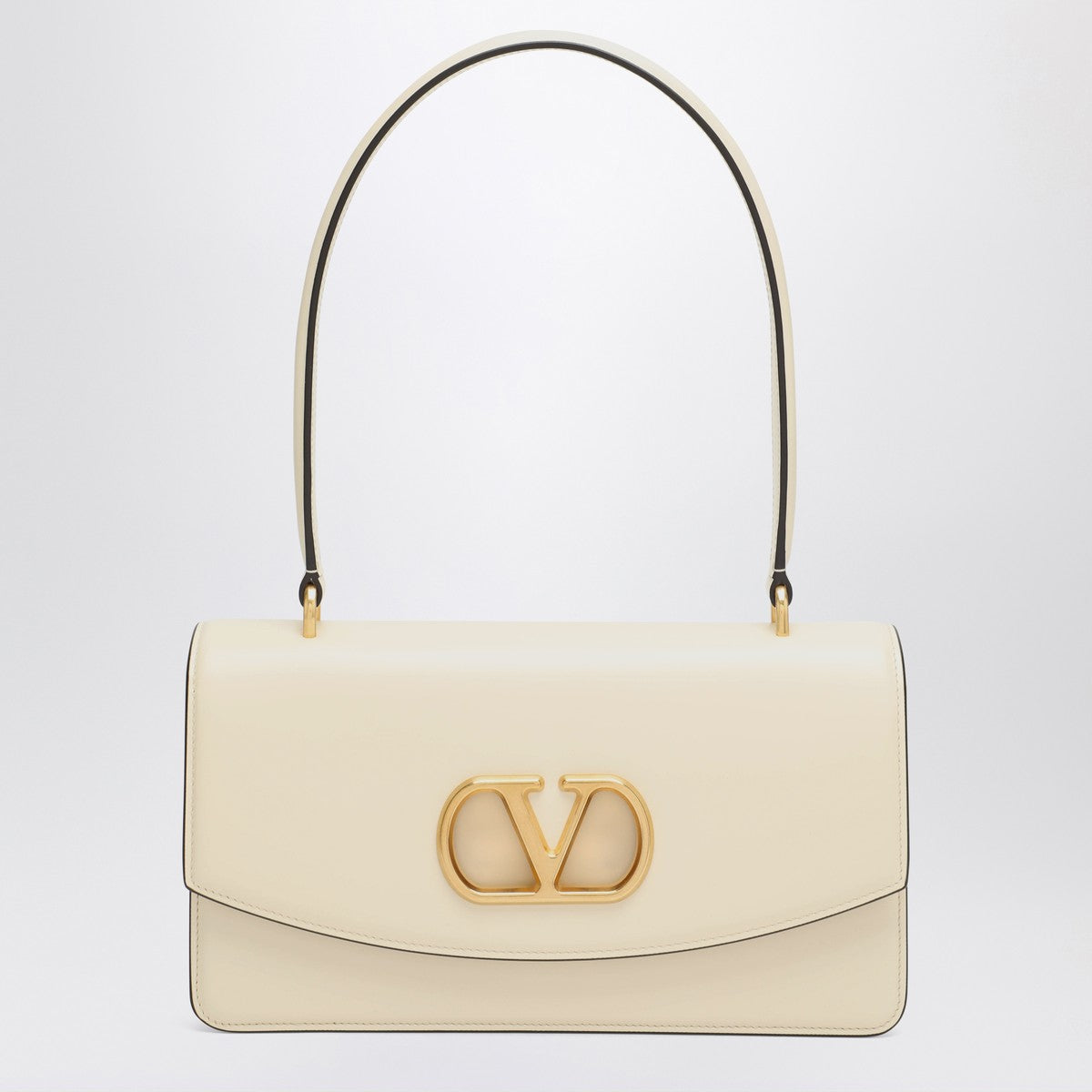 Valentino Garavani Valentino Garavani Vain bag in butter White glossy calfskin