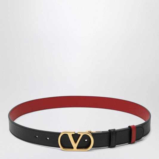 Valentino Garavani Valentino Garavani Reversible VLogo Signature belt in black/red