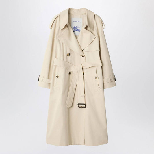 Burberry Burberry Light beige cotton Fitzrovia trench coat