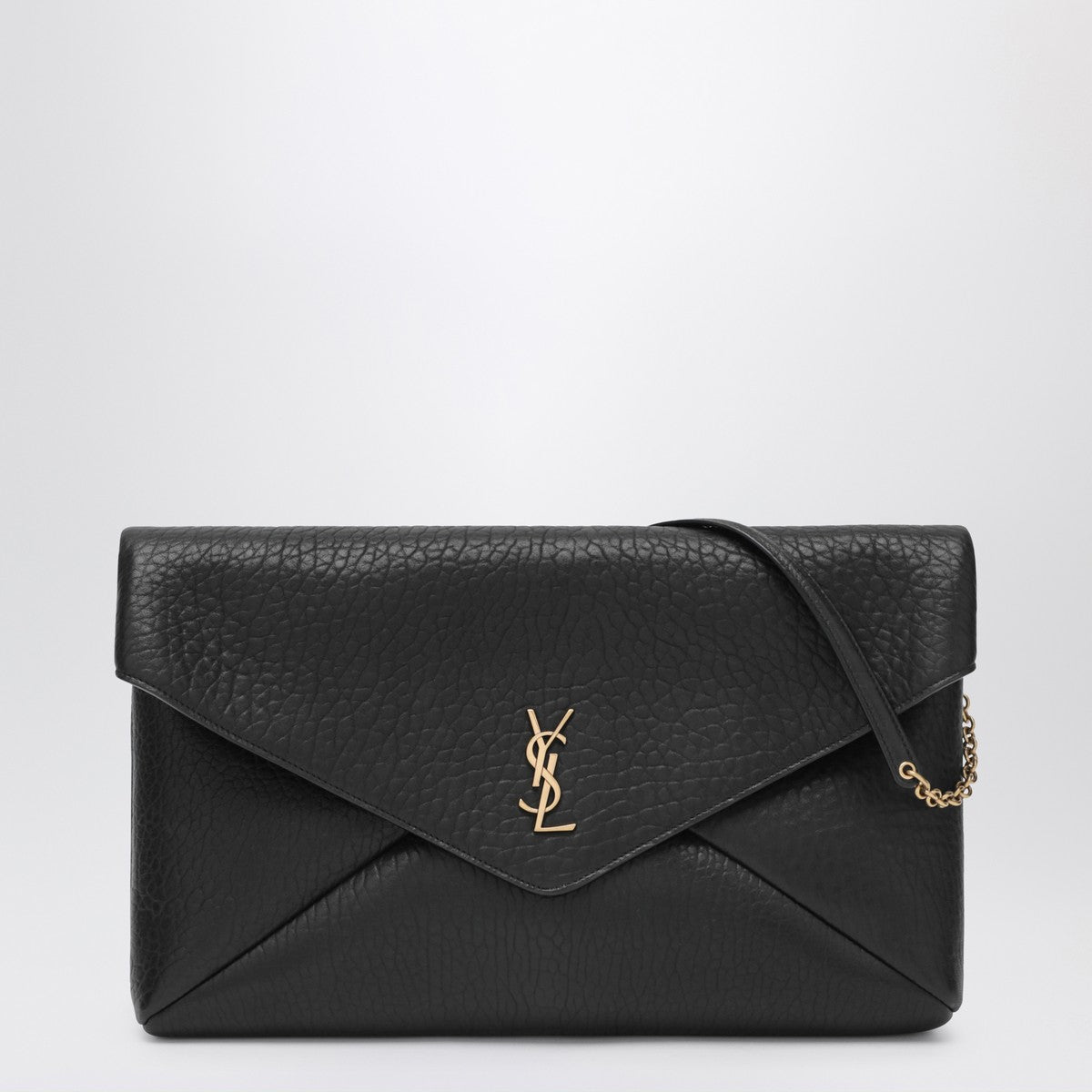 Saint Laurent Saint Laurent Cassandre XXL black envelope bag with chain