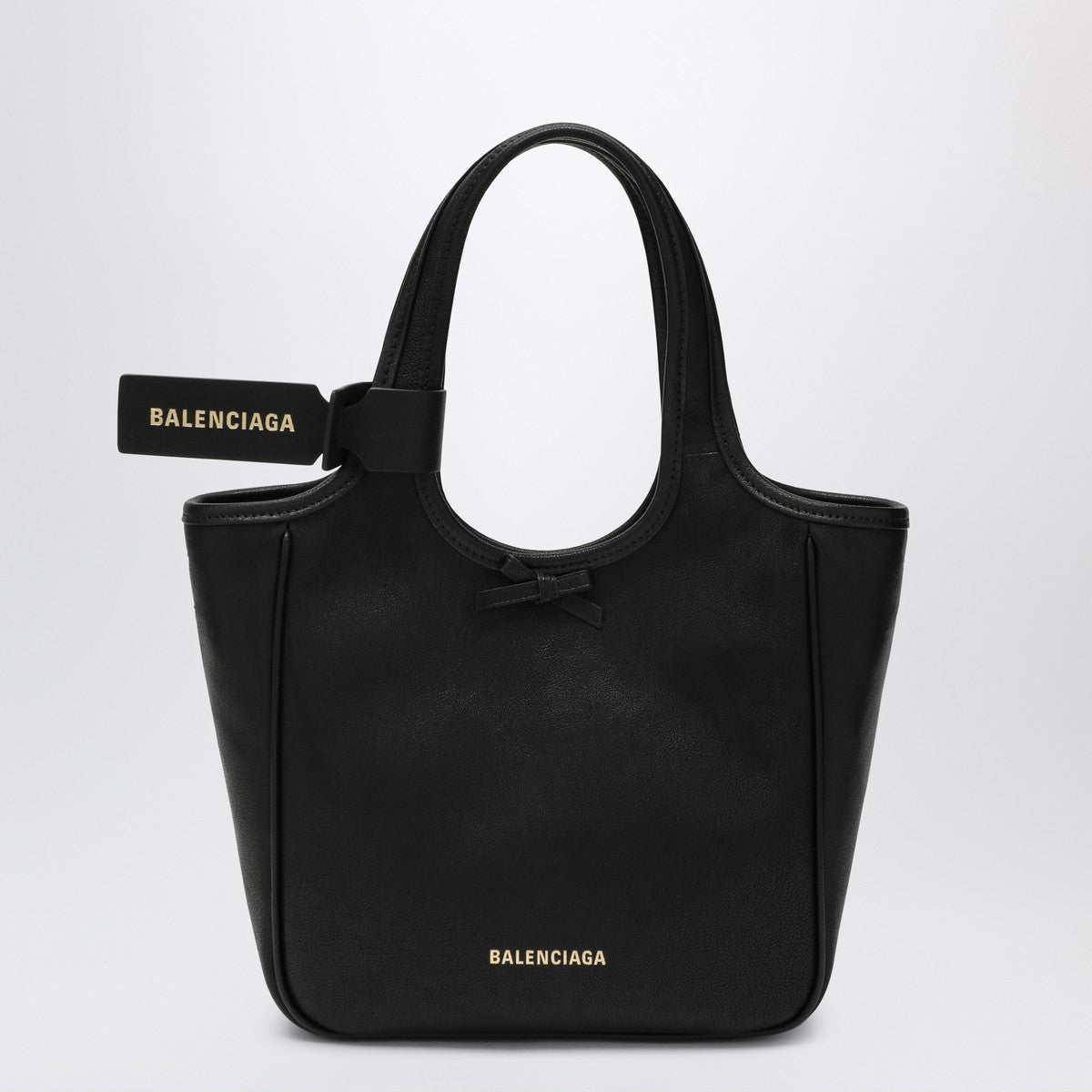 Balenciaga Balenciaga Black Laundrette leather bag