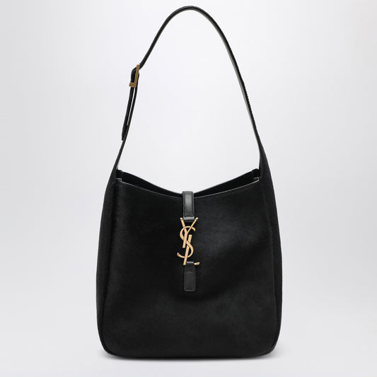 Saint Laurent Saint Laurent Black Le 5 À 7 shoulder bag in pony-effect leather