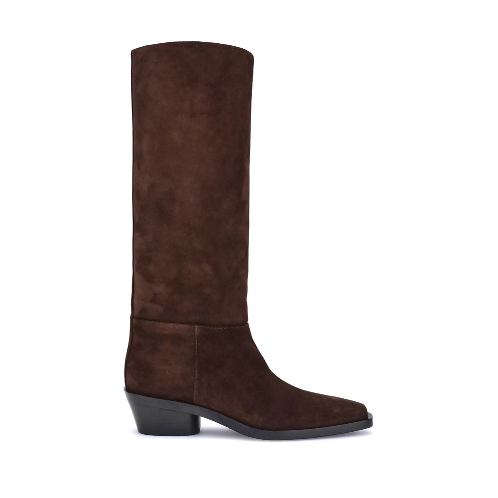 Proenza Schouler Brown Calf Leather Bos Taurus Ankle Boots