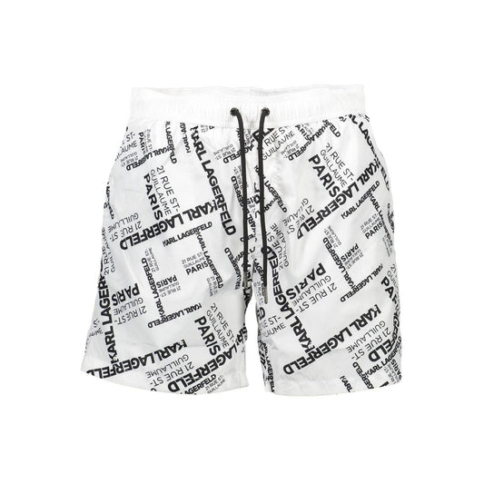 Karl Lagerfeld White Polyester Swimwear