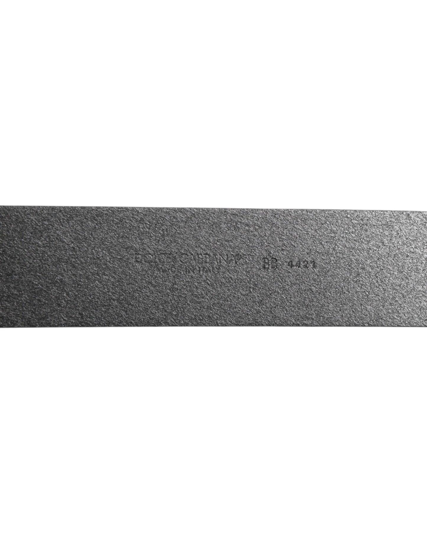 Dolce & Gabbana Black Leather Classic Metal Logo Buckle Belt